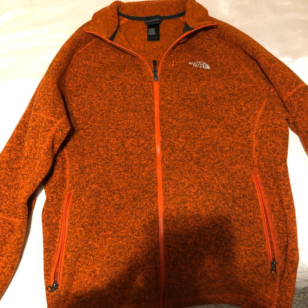 North face zip-up hoodie.